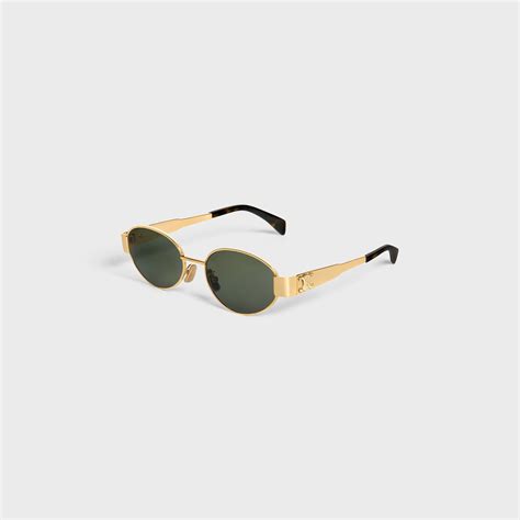 celine gold frame flat top|Celine usa.